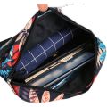 Bags for the Elderly Grandma Crossbody Small Square Bag Printed Nylon Women's Bag Oxford Cloth Shoulder Bag Casual Canvas Bag. 