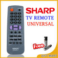 Sharp Crt Universal Tv Remote Controller With Free Batteries. 