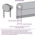 Roller Shade Clutch Roller Blind Clutch Replacement Spares Parts Repair Kit Installation Complete with Brackets. 