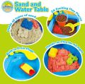 Classic Sand & Play Kids Sand and Water Table, 24-Piece Set, Fun Activity Center for Toddlers with Plastic Molds, Scoop, Waterfall and Leak-Free Tray, Practical Early Learning Beach Toy for Kids. 