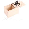 Oufeiton Spider in A Box Prank Scary Spider Prank Box Funny Halloween Trick for Party Gag Gift Buyer's Favorite Scary Spider Jump Scare Prank. 