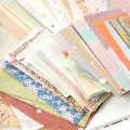 RHS Online 60PCS Background Base Paper Basic Material Memo Pad Paper Literary Mail Card Journal Planner Diary Scrapbooking. 