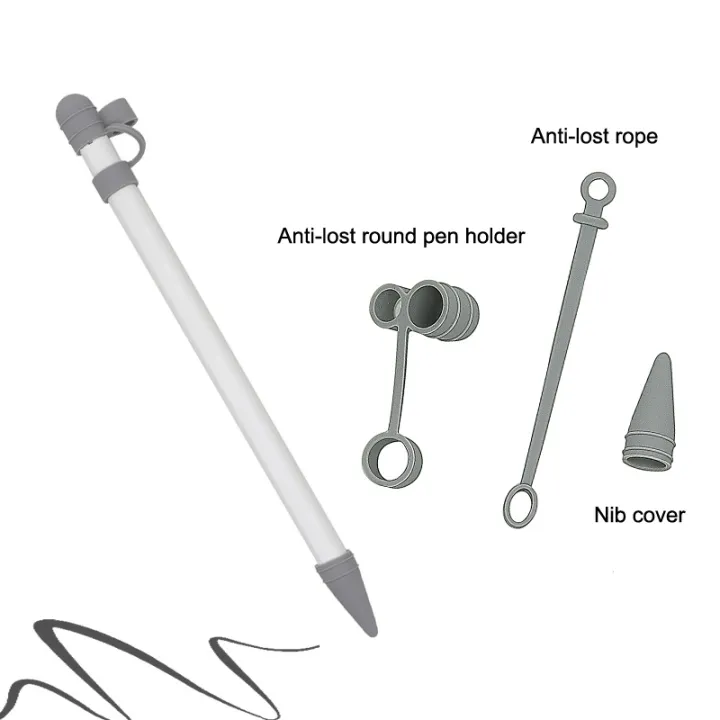 3%20in%201%20Silicone%20Protective%20Cover+Touch%20Cap%20Pen+Nip%20Pen%20Case%20for%20Apple%20pencil%20-%20Image%204