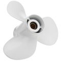 Boat Outboard Propeller for Yamaha 25-60HP 11 1/4 x 14 Marine Propeller 13 Spline Tooth 663-45958-01-EL. 