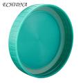 Food Grade Jar Lid Colorful Leak-proof Wide Mouth Jar Lid Airtight Food Grade Silicone Seal Bpa Free Universal Round Cup Cover 10pcs. 