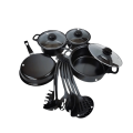 Multipurpose 13-Piece Non-Stick Cookware Set – Includes Fry Pans, Saucepans & More. 