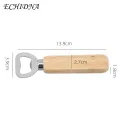 Long-lasting Bottle Opener Wooden Handle Beer Bottle Opener Durable Rust-proof for Home Kitchen Bar Set of 2/6/12pcs less Than Wooden Handle Bottle Opener. 