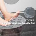 Round Silicone Non-slip Bathroom Mat, Safety Shower Mat, Massage Mat, Floor Drain Suction Cup, Bathroom Mat Soft And Absorbent. 