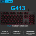 Logitech G413 / G413 SE / G413 TKL SE Carbon Mechanical Backlit Gaming Keyboard ( 920-010439 / 920-010448 / 920-008313 ). 