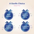 Chicco Baby Moments Baby Essentials Gift Pack (Blue) with 5 Baby Skin & Haircare Products | Baby Care Gift Set for Newborn (0-5) years. 