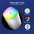 EsoGoal 400ML Air Humidifier Nano Mist Marquee Colourful Light Night Light Humidifier Two Spray Modes Large Capacity Household Desktop Humidifier For Travel Bedroom Plants Car Home Office. 