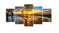 3D Wall Art High Quality Wood Framed Home Decor (5 feet) - Sunshine. 