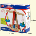 Montessori Wooden Balance Beam Scale Toy Kids Balancing Game Set. 