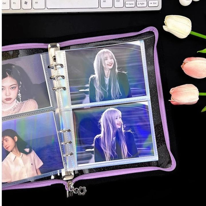 Sharkbang%2010%20Sheets%20A5%20A6%20Binder%20Refill%20Bags%206%20Hole%20Card%20Holder%20Postcards%20Ticket%20Photos%20Organizer%20Sticker%20Storage%20Bags%20-%20Image%205