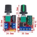 Mini 5A 90W PWM 12V DC Motor Speed Controller Module DC-DC 4.5V-35V Adjustable Speed Regulator Control Governor Switch 24V. 