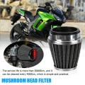 35mm-Clamp-on Motorcycle Air Filter Cleaner Mushroom Head Double Foam TapePod Filter Universal Motorbike Accessory. 
