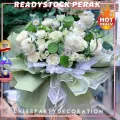 🇲🇾ReadyStock-1PCS 58x58cm Simple Korea Ins style Milan Wrapping Paper Flower Bouquet Wrapping Paper Waterproof. 