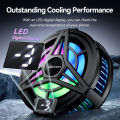 Vention Magnetic Phone Cooler 15W Heat Sink with LED Digital Display Cooling Fan for Gaming Radiator iPhone 17 16 15 14 pro max Samsung S24 Ultra S23 S22 Xiaomi 14 Huawei Mate 60 Clip on Portable USB C Heatsink. 