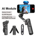AOCHUAN 3-Axis Handheld Gimbal Stabilizer for Smartphone with Fill Light for iPhone Android Face Tracking Tiktok Vlog Smart XE. 
