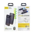 Aspor 10000mAh Power bank 22.5w Output - A315 22.5w fast charge, 3 inputs, 4 outputs, high quality display, 10000mah power bank, 4 in-built cables. 