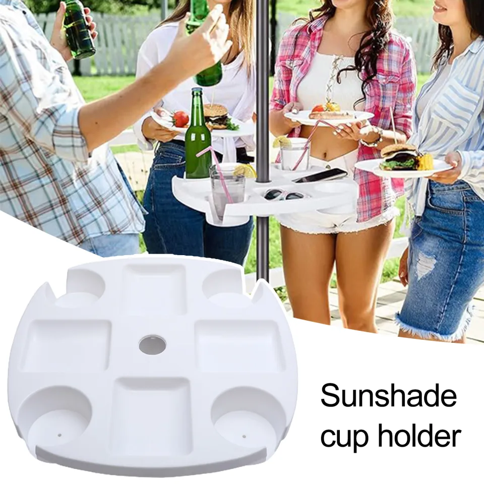 Enigma- Beach Picnic Accessory Portable Beach Umbrella Table Tray