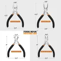 Mini Pliers Precision Professional Set - Nose Combination Diagonal End Cutting Pliers - 4 Pcs. 