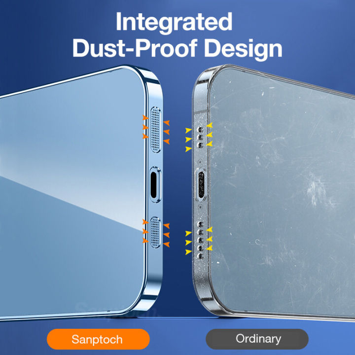 %E3%80%90Non-Yellowing%E3%80%91Sanptoch%20HD%20Clear%20Phone%20Case%20For%20iPhone%2012%20/%2013%20/%2014%20Pro%20Max%20Built-in%20Glass%20Camera%20Lens%20Protector%20PC%20Plating%20Hard%20Cover%20Original%20Slim%20Casing%20-%20Image%205