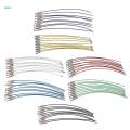 20Pcs Cable Wire Loop Luggage Tag Loops Stainless Steel Metal Wire Straps. 