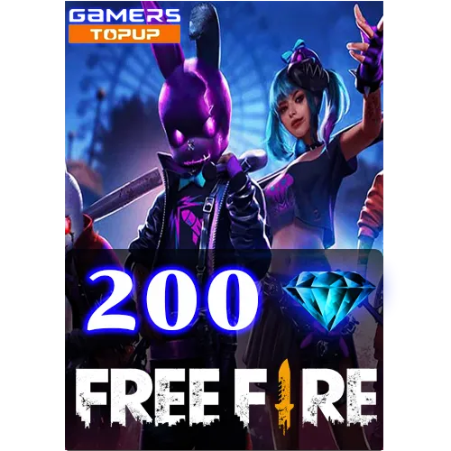 Free Fire 200 Diamonds Direct Top up - [ Only Player ID Required ]