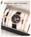 【no box】 6pcs Set Women/Girls Watches Ladies Fashion Butterfly Watch New Simple Casual Womens Analog Wrist Watch Bracelet Gift【no box】. 