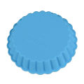 Silicone Tart Molds Mini Quiche Molds Non-Stick Round Fluted Flan Pan With Loose Bases Cake Mold Cake Tools. 