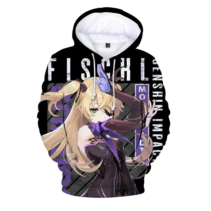 3D Genshin Impact Varka Printed Hoodie – Novelty Pullover Sweatshirt With Pocket, Casual Graphic Hoodie For Streetwear And Lounge