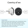 Travel Charger Adapter Converter 250V 16A Universal EU Travel Adapter Euro Converter FR UK US AU to EU AC Power Socket Plug. 