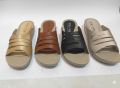 Comfy Shoe Multi-Strap Flat Slides. 