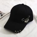 Unisex Ring Chain Baseball Caps Summer Street K-Pop Hip Hop Hat Trucker. 