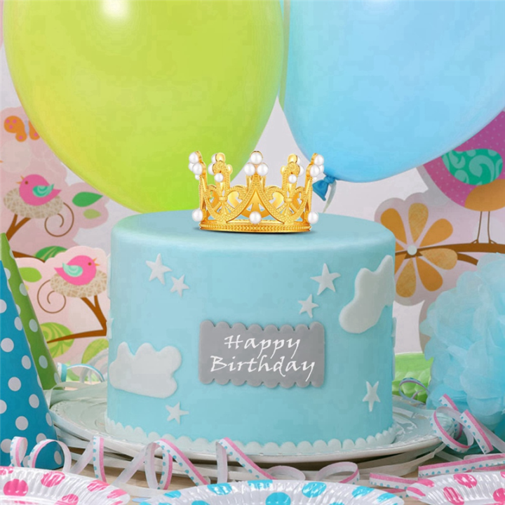 Mini%20Crown%20Cake%20Topper%20Gold%20Silver%20with%20Pearl%20Decor%20Small%20Princess%20Headpiece%20Baby%20Crown%20Cake%20Decoration%20-%20Image%205