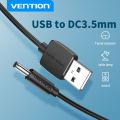Vention USB to DC 3.5mm Charging Cable USB A Male to 3.5 Jack Connector 5V Power Supply Charger Adapter for USB HUB Power Cable. 