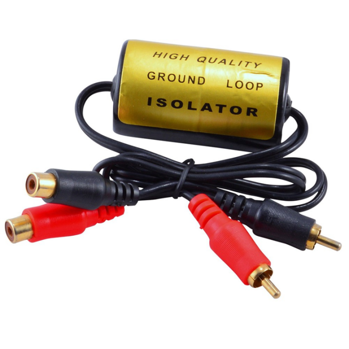 RCA%20Audio%20Noise%20Filter%20Suppressor%20Ground%20Loop%20Isolator%20for%20Car%20and%20Home%20Stereo%202XRCA%20Male,%202XRCA%20Female%20with%20Car%20Audio%20-%20Image%206