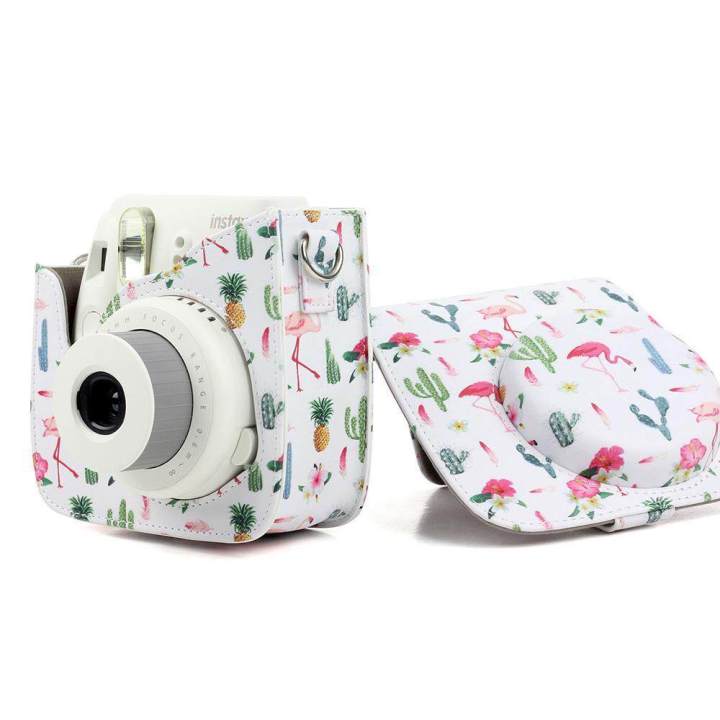 Flamingo%20Bag7%20In%201%20Groovy%20PU%20Leather%20Case%20Bag%20For%20Fujifilm%20Instax%20Mini%208%20/%20Mini%208+/9%20Camera%20-%20Flamingo%20Cactus%20-%20Image%202