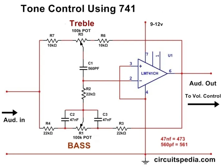 Pre%20Amplifier%20using%20741%20Dual%20IC%20PCB%20Board%20Only%20Production%20Diy%20Kit%20-%20Image%203