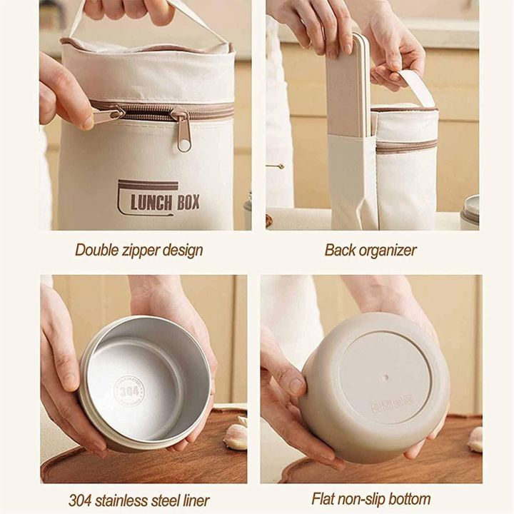 Stainless%20Steel%20Thermal%20Bento%20Box%20Leakproof%20Lunch%20Box,%20Portable%20Insulated%20Lunch%20Container%20Set%20With%20Bag%20For%20Adults,%20Kids%20Stackable%20Stainless%20Steel%20Food%20Container%20(2%20Layer%20beige,420ml+550ml)%20High%20Quality%20-%20Image%205