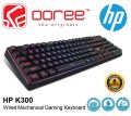 HP K300 WIRED USB MECHANICAL GAMING KEYBOARD MULTI-COLOR RAINBOW BACKLIT WITH 104 KEYS DOUBLE INJECTION KEY-CAP. CABLE: 1.8 METERS. 