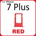 Apple IPhone 7Plus 7 Plus Sim Card Tray red. 