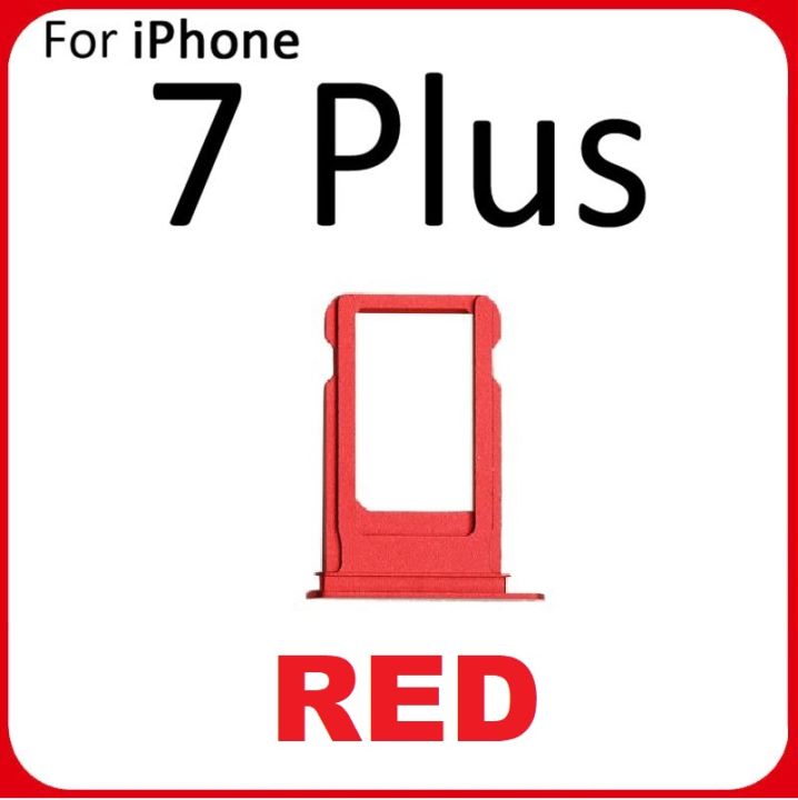 Apple IPhone 7Plus 7 Plus Sim Card Tray red