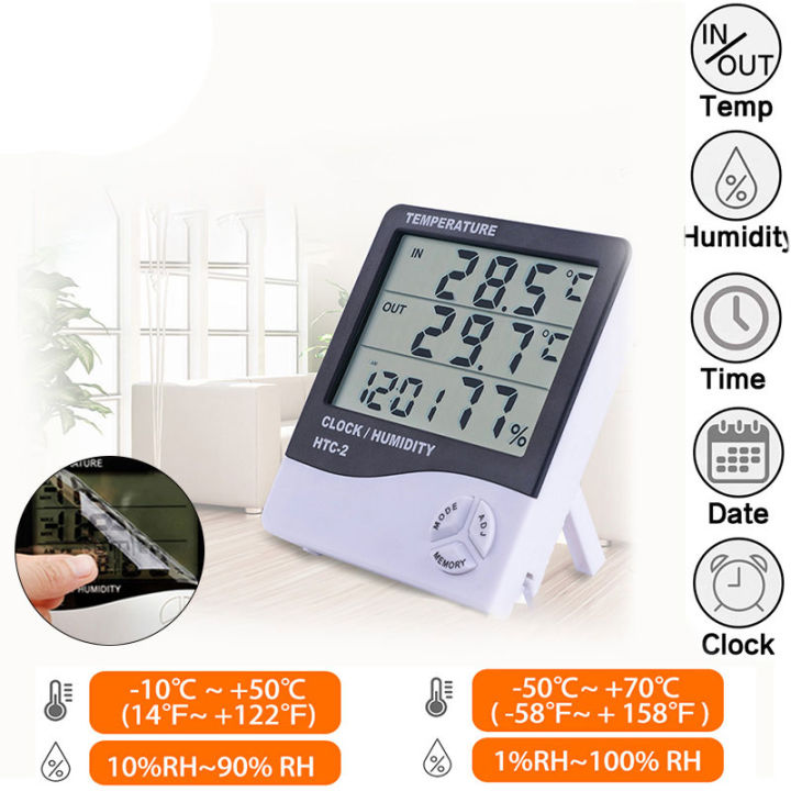 Digital%20LCD%20Temperature%20Humidity%20Meter%20with%20Probe%20and%20Clock%20-%20HTC2%20-%20Image%204