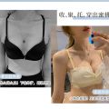 Student Girl Underwear Suit Small Chest Push up Big Anti-Sagging Korean Simple Breast Holding Underwired Bra. 