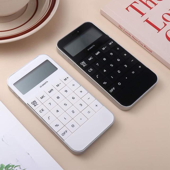 School%20Portable%20Display%20Electronic%20White%20Digit%20Calculator%20Black%20-%20Image%205