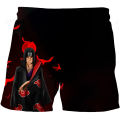 Naruto Akatsuki Shorts Anime Men Casual Beach Pants Fitness Sports Pants Summer GYM Workout Shorts Cartoon 3d Swimming Pants. 