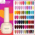 New Lanmuiar NEW 10ml Nail Polih et Green Pink Glitter Gel Varnihe Kit oak Off UV LED Gel emi Permanent Nail Art Bae Gel Top Coat et. 