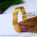 12 Piece Gold plated Bangal Classic Round Single plain Bangle 1mm Thin Very Nice Bangel Wire Charm Bangles for Women Jewelry Gift. 